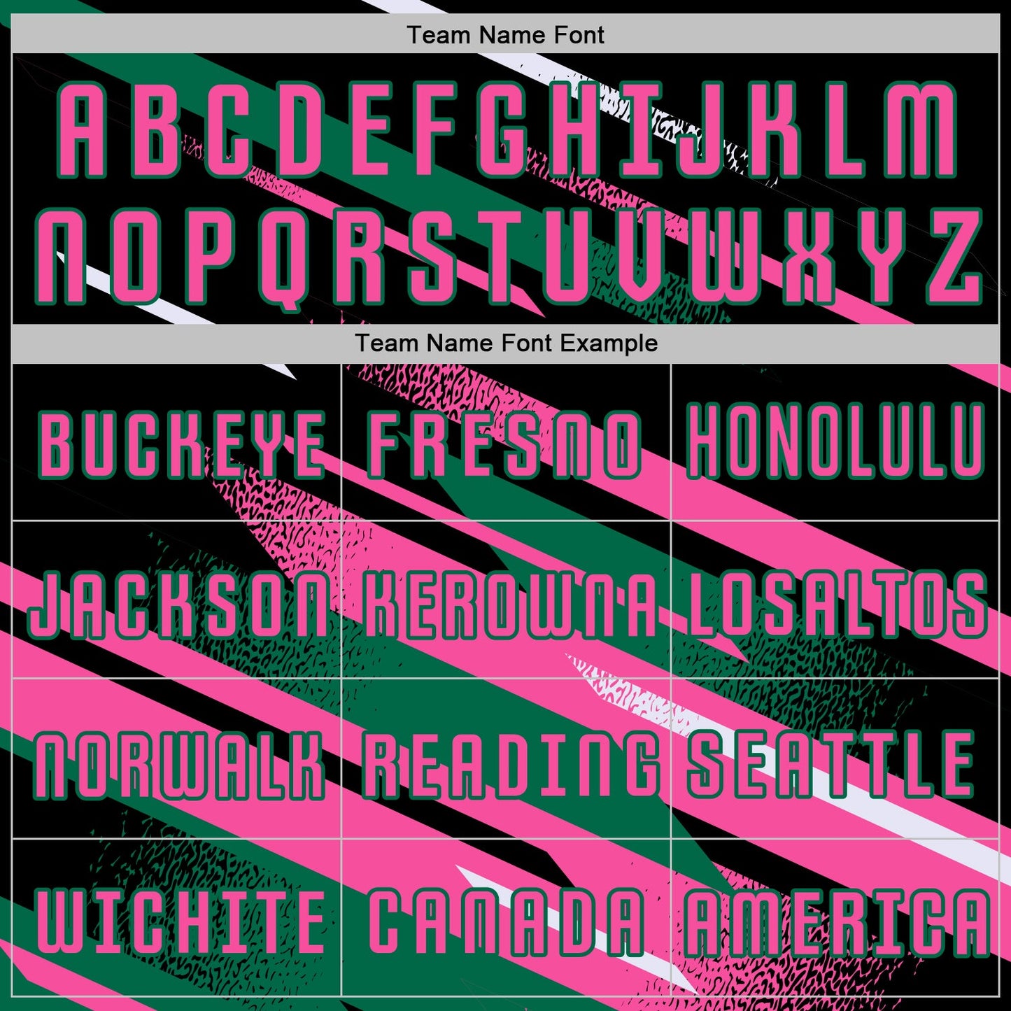 Custom Black Pink Kelly Green-White Grunge Stripe And Grainy Sports Sublimation Soccer Uniform Jersey view 5