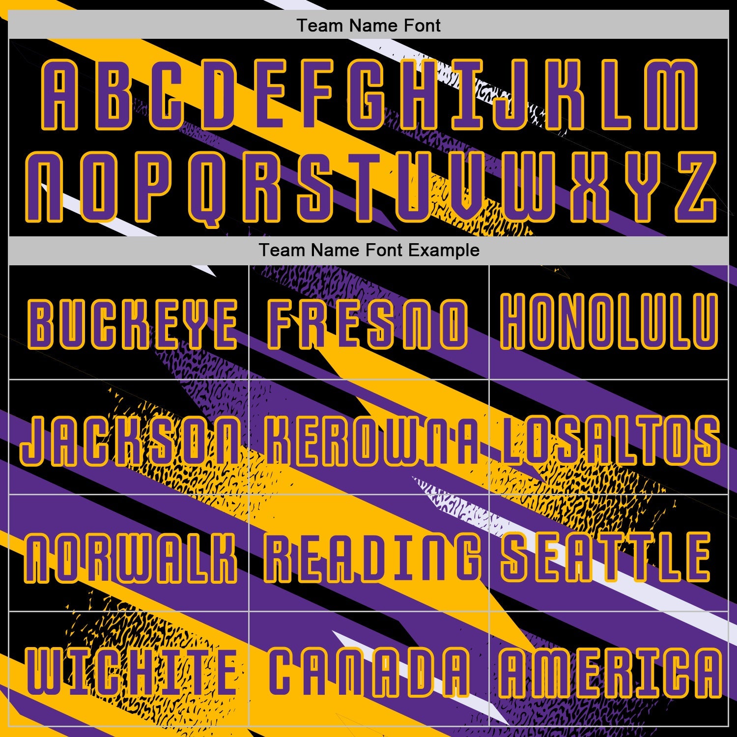 Custom Black Purple Gold-White Grunge Stripe And Grainy Sports Sublimation Soccer Uniform Jersey view 5