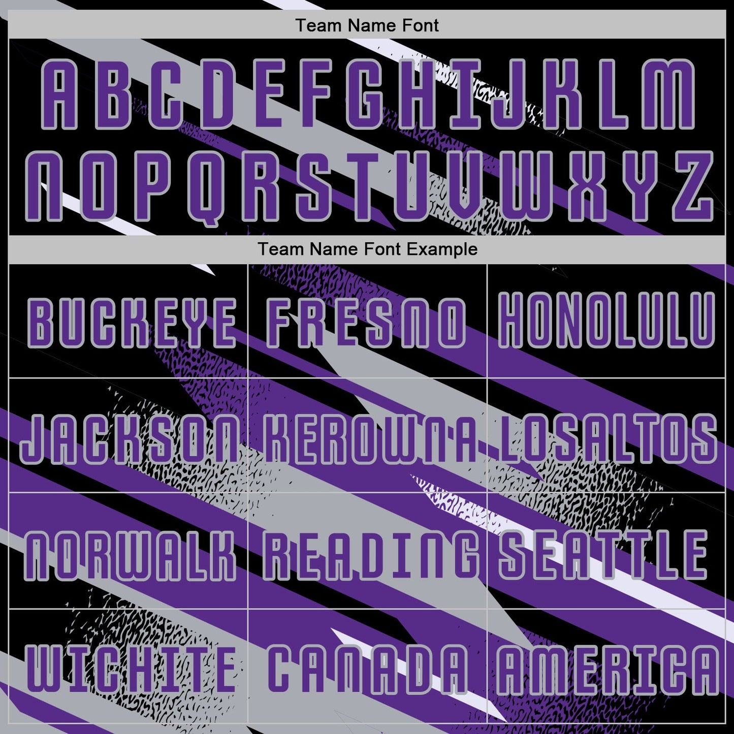 Custom Black Purple Gray-White Grunge Stripe And Grainy Sports Sublimation Soccer Uniform Jersey view 5