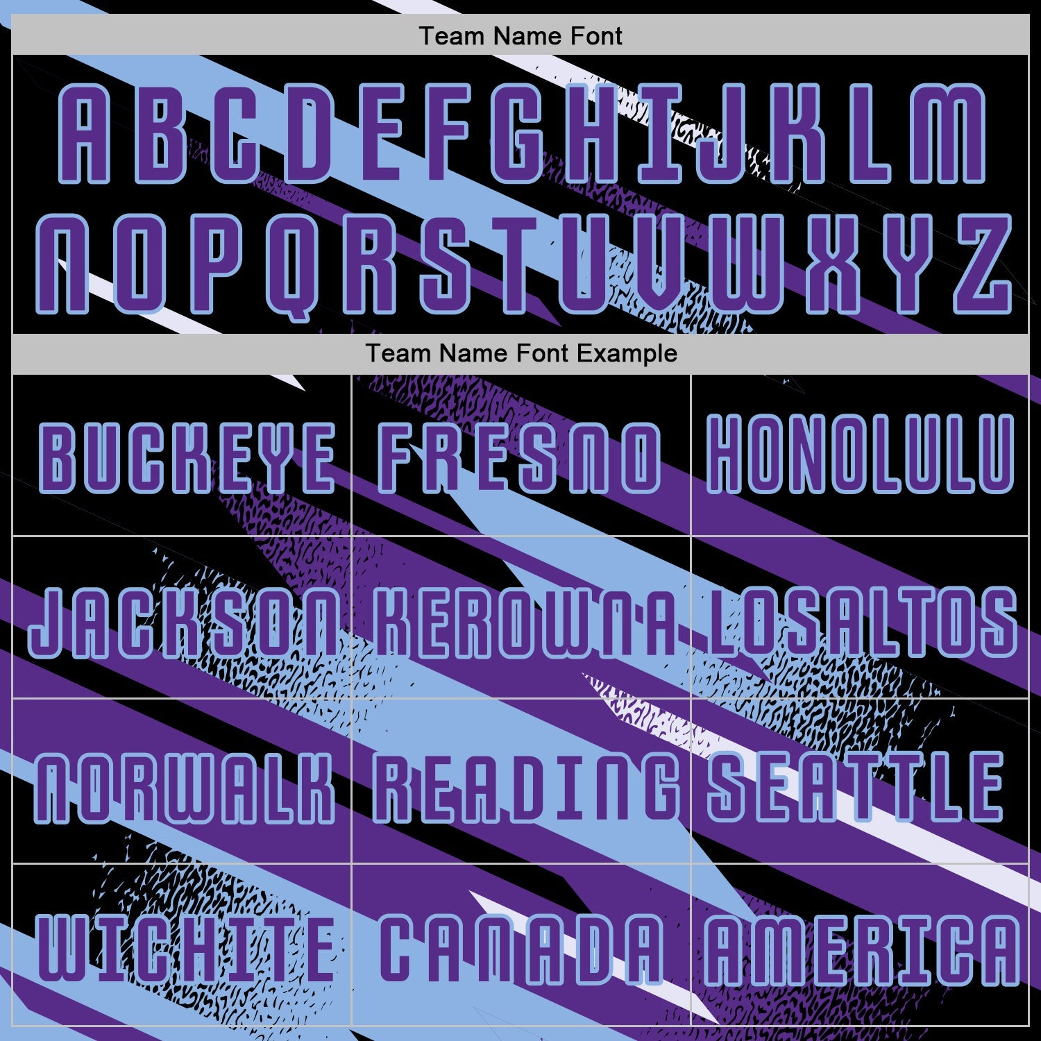 Custom Black Purple Light Blue-White Grunge Stripe And Grainy Sports Sublimation Soccer Uniform Jersey view 5