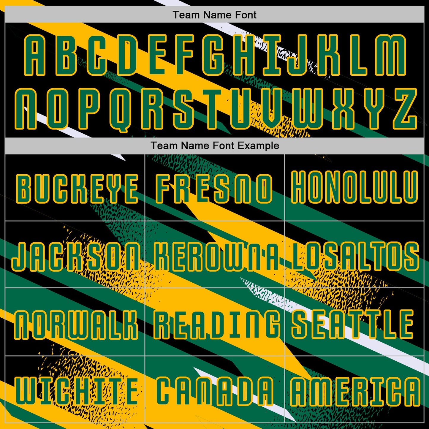 Custom Black Kelly Green Gold-White Grunge Stripe And Grainy Sports Sublimation Soccer Uniform Jersey view 5