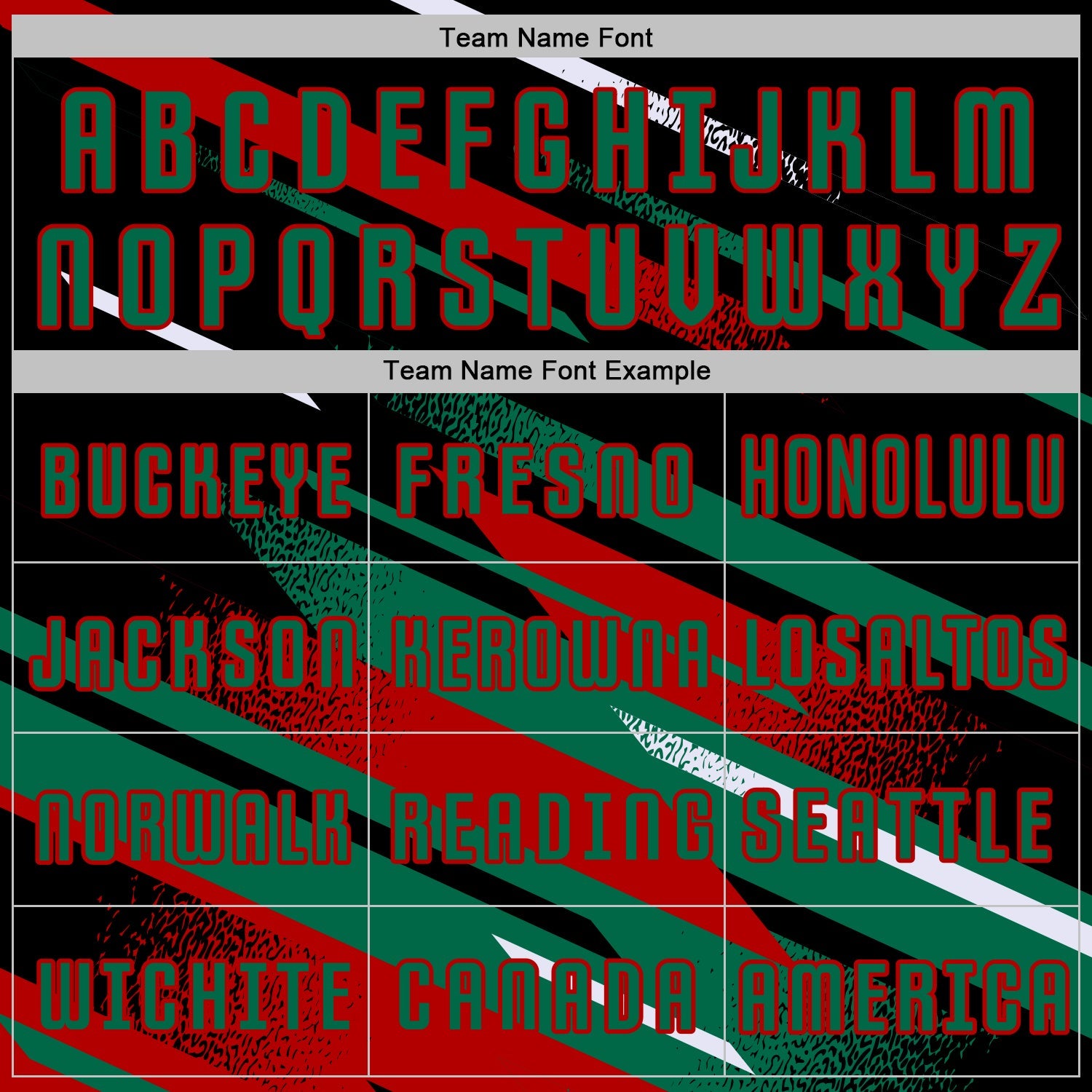 Custom Black Kelly Green Red-White Grunge Stripe And Grainy Sports Sublimation Soccer Uniform Jersey view 5