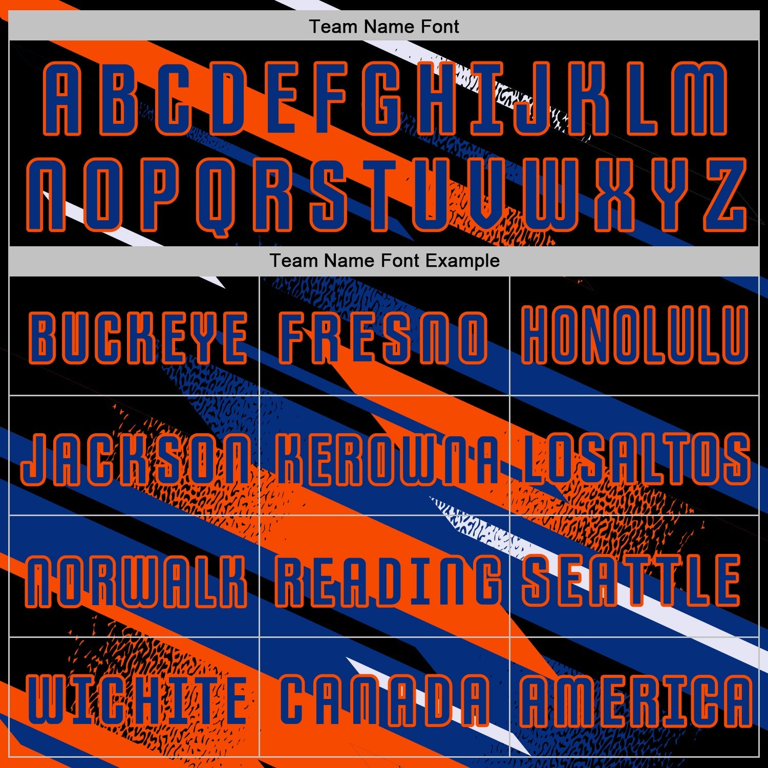 Custom Black Royal Orange-White Grunge Stripe And Grainy Sports Sublimation Soccer Uniform Jersey view 5