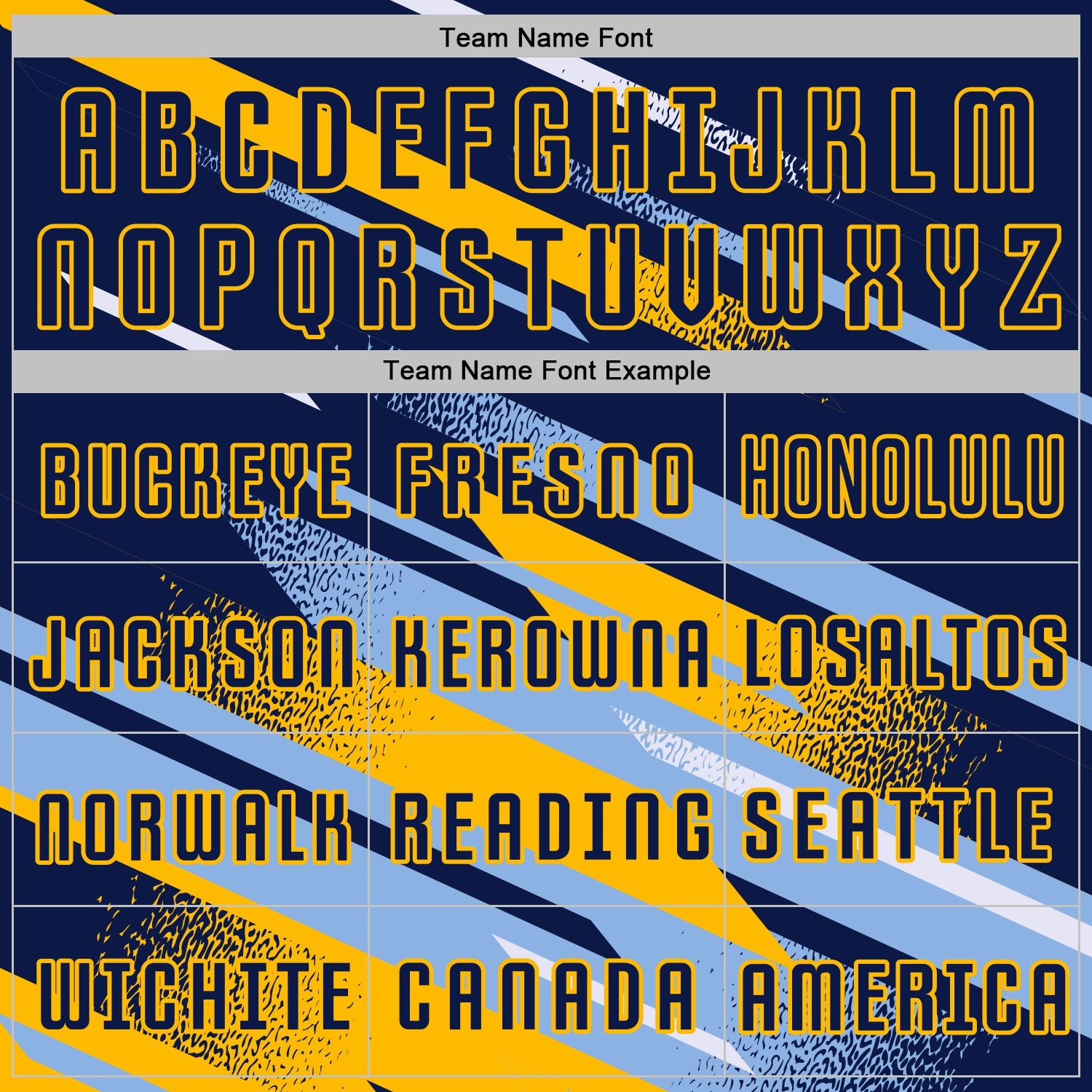 Custom Navy Light Blue Gold-White Grunge Stripe And Grainy Sports Sublimation Soccer Uniform Jersey view 5