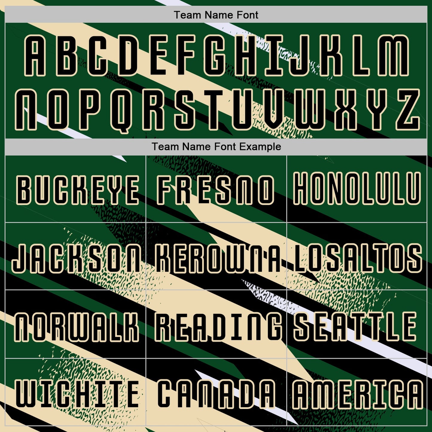 Custom Green Black Cream-White Grunge Stripe And Grainy Sports Sublimation Soccer Uniform Jersey view 5