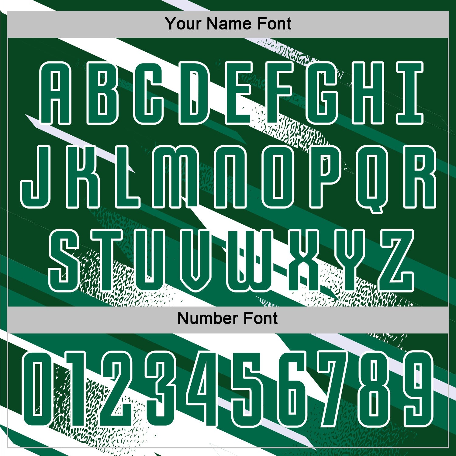 Custom Green Kelly Green-White Grunge Stripe And Grainy Sports Sublimation Soccer Uniform Jersey view 6