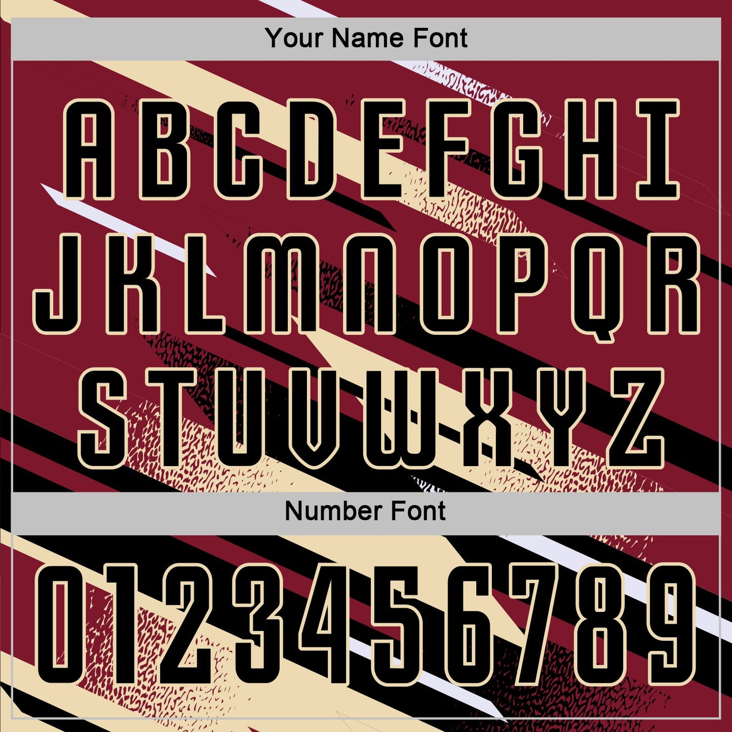 Custom Crimson Black Cream-White Grunge Stripe And Grainy Sports Sublimation Soccer Uniform Jersey view 6