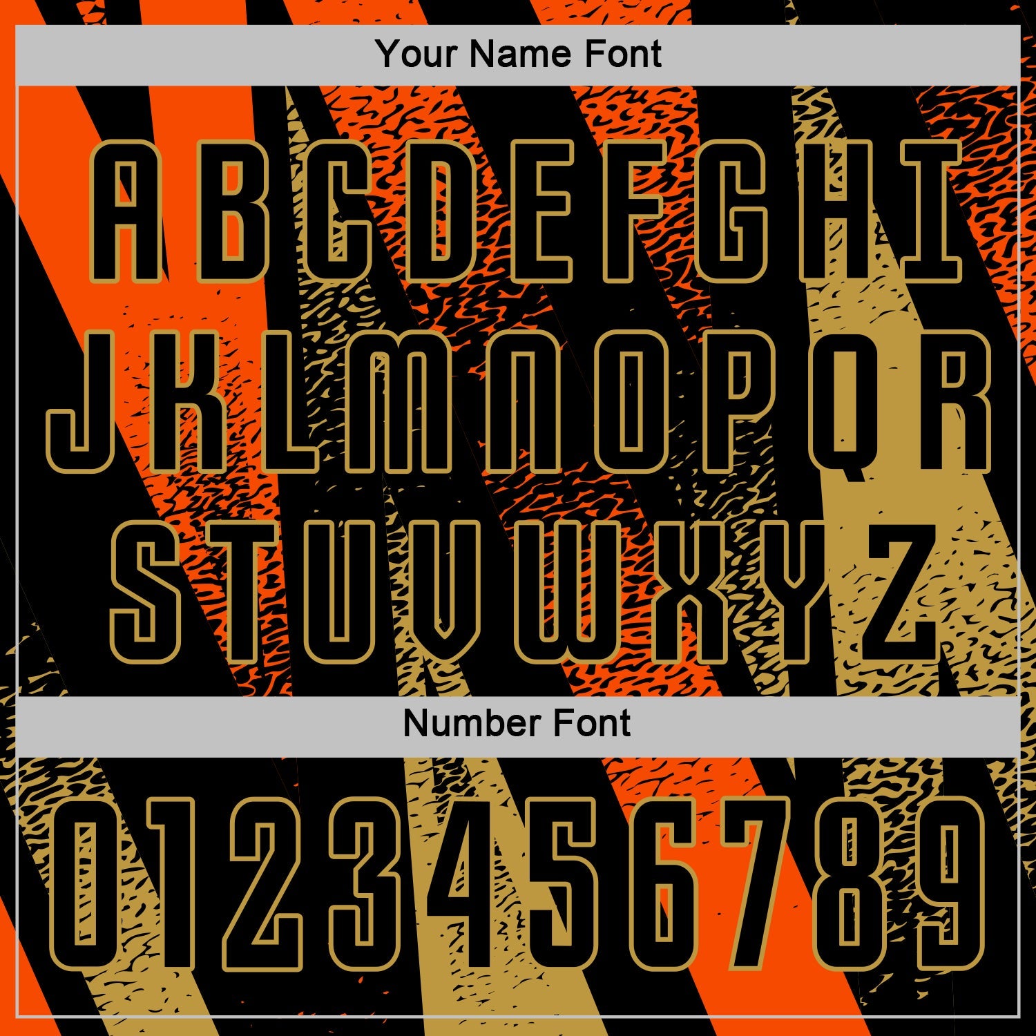 Custom Black Orange-Old Gold Radial Burst Sports Sublimation Soccer Uniform Jersey view 6