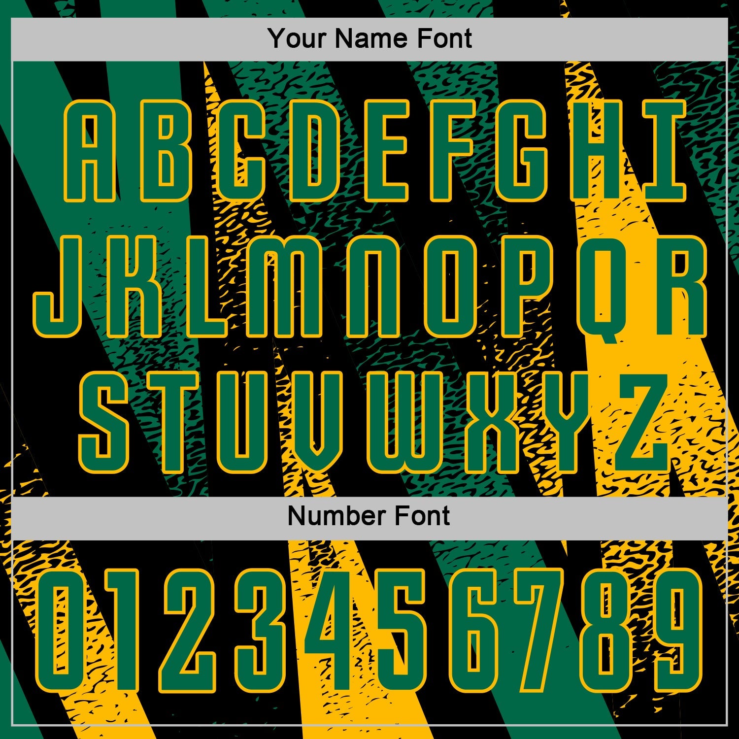 Custom Black Kelly Green-Gold Radial Burst Sports Sublimation Soccer Uniform Jersey view 6