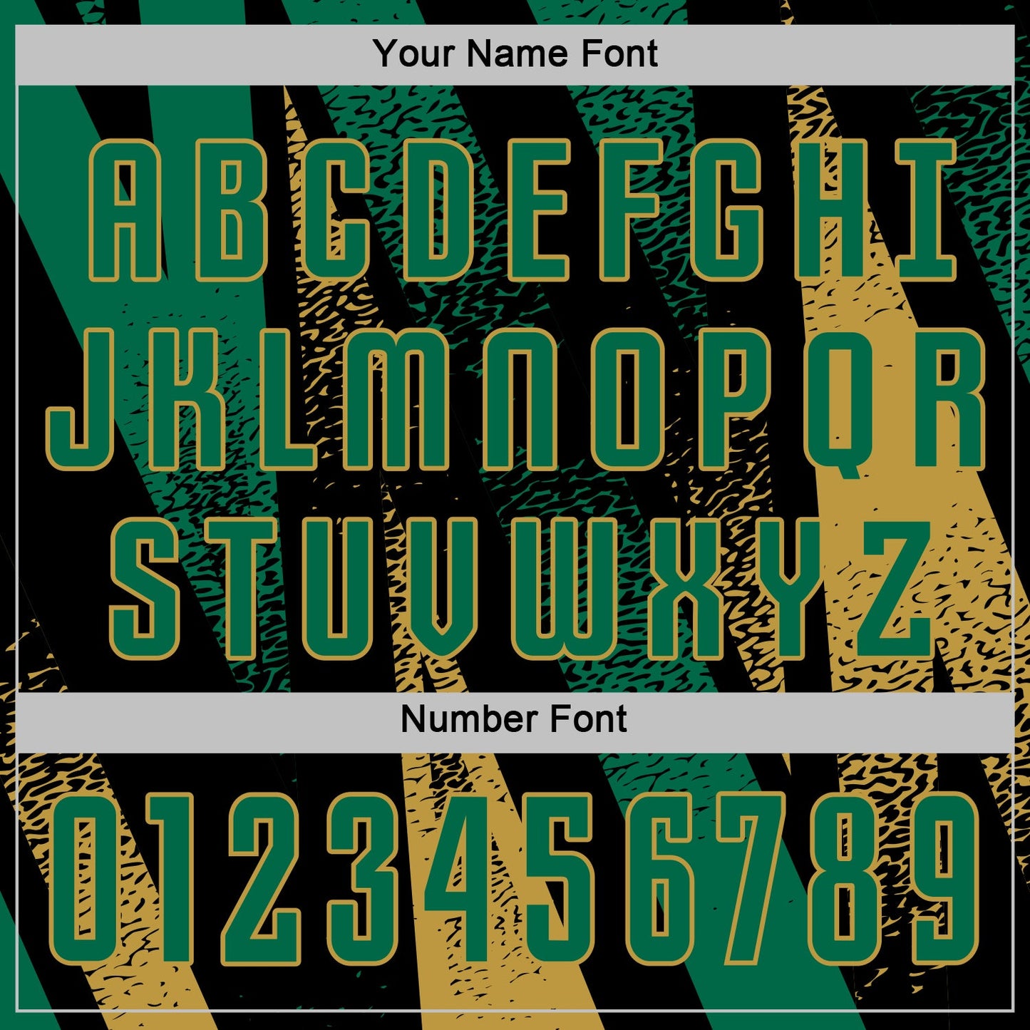 Custom Black Kelly Green-Old Gold Radial Burst Sports Sublimation Soccer Uniform Jersey view 6