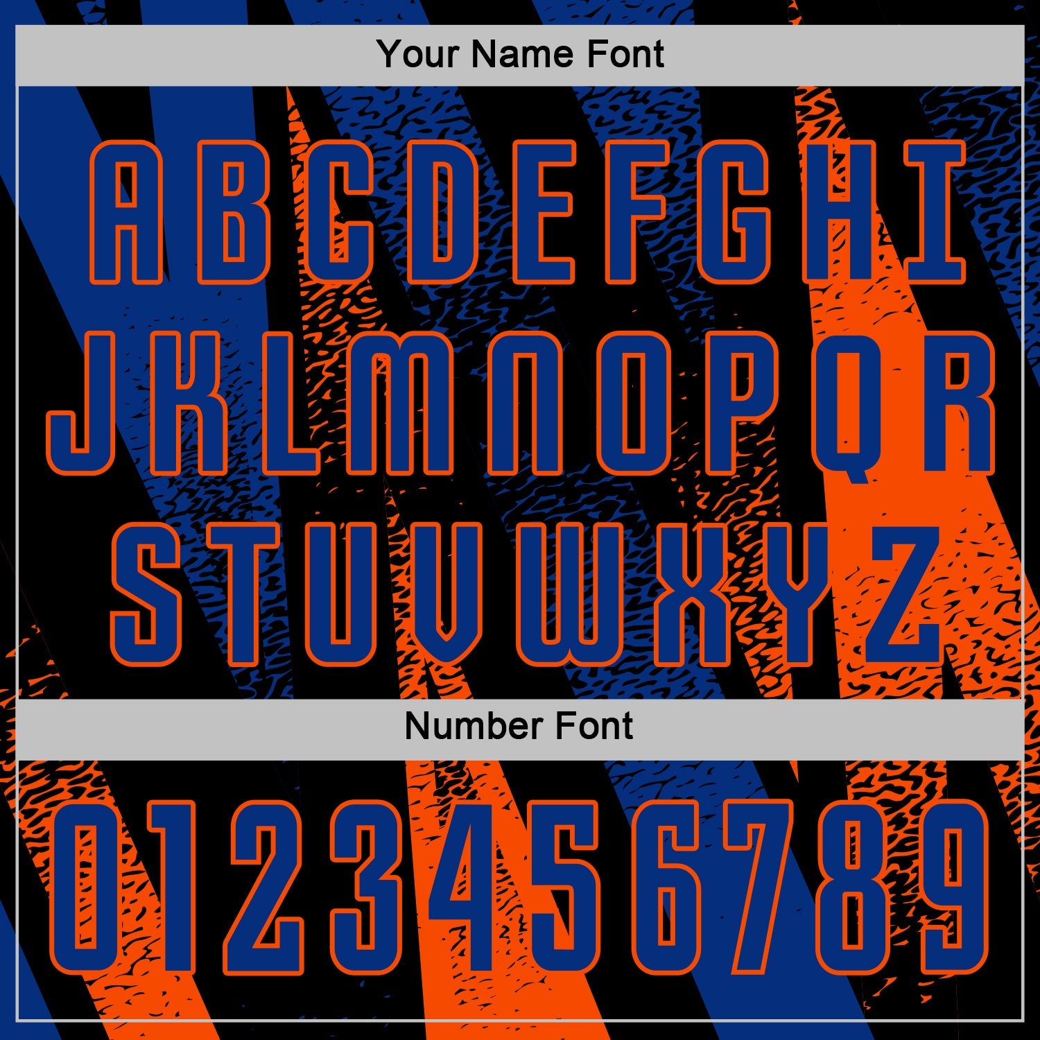 Custom Black Royal-Orange Radial Burst Sports Sublimation Soccer Uniform Jersey view 6