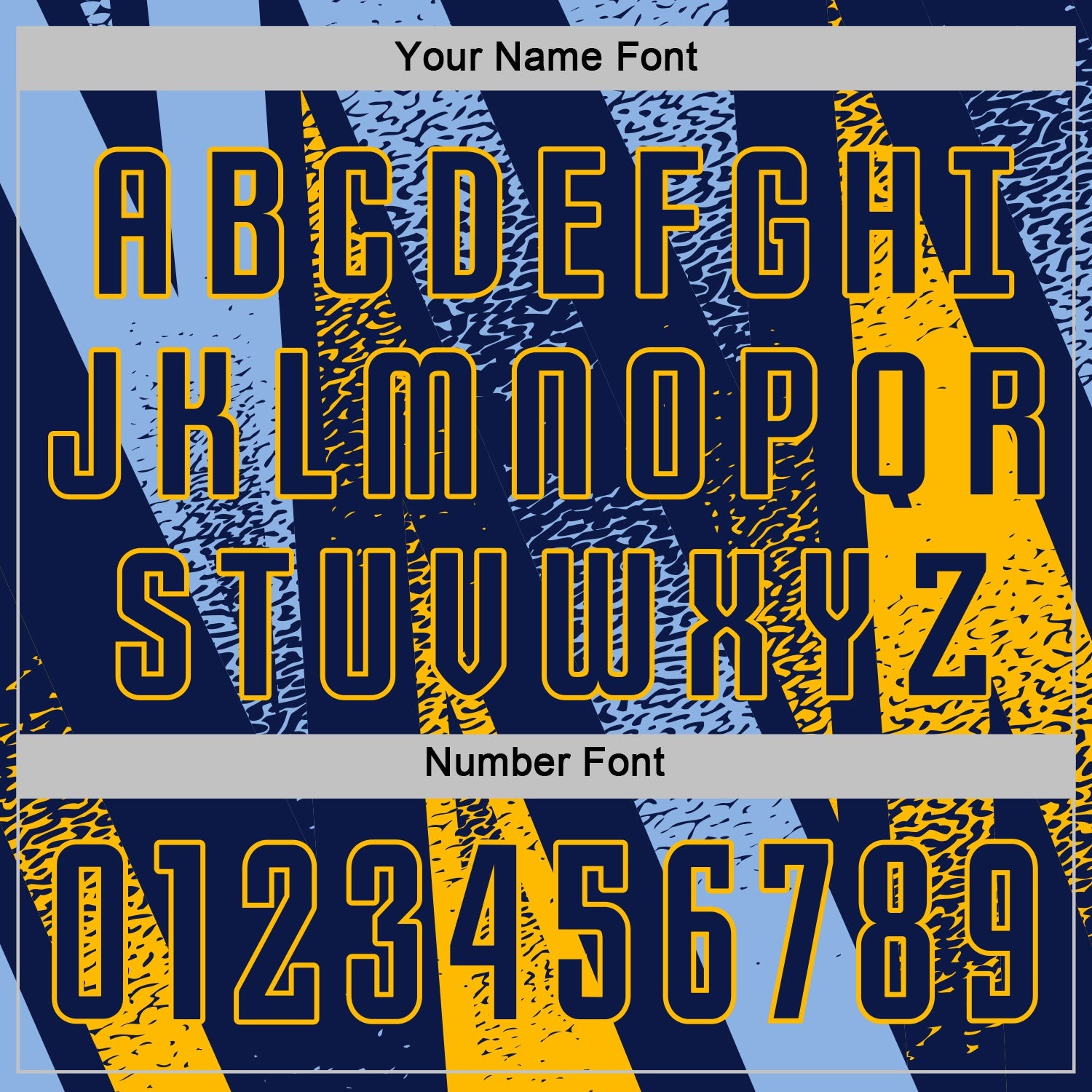 Custom Navy Light Blue-Gold Radial Burst Sports Sublimation Soccer Uniform Jersey view 6