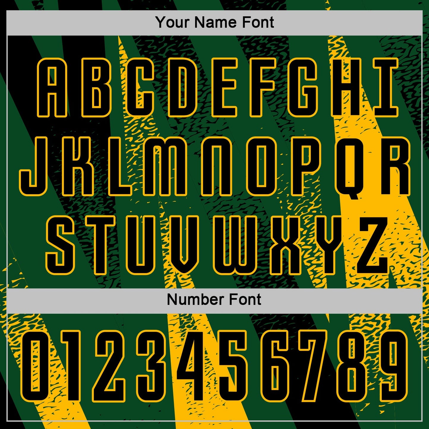 Custom Green Black-Gold Radial Burst Sports Sublimation Soccer Uniform Jersey view 6