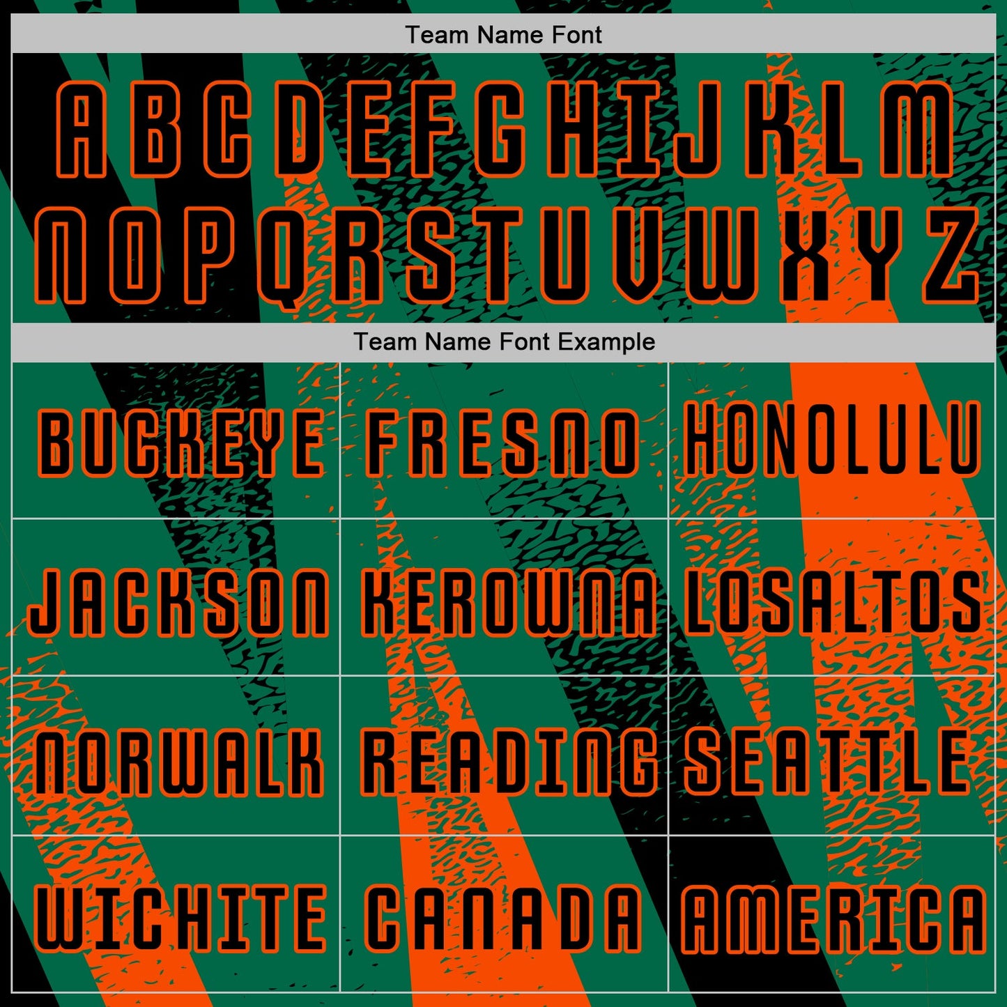 Custom Kelly Green Black-Orange Radial Burst Sports Sublimation Soccer Uniform Jersey view 5