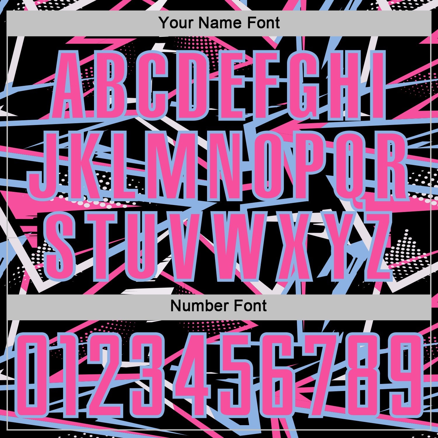 Custom Black Pink Light Blue-White Abstract Geometric Stripes Sports Sublimation Soccer Uniform Jersey view 6