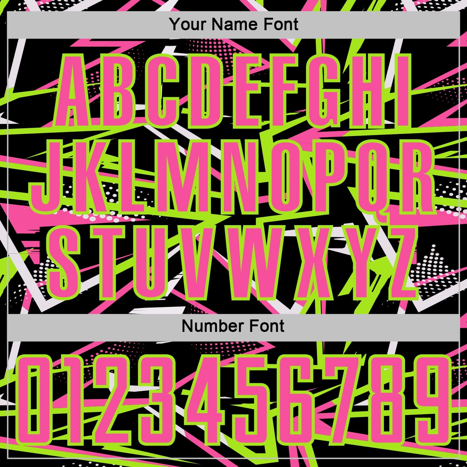 Custom Black Pink Neon Green-White Abstract Geometric Stripes Sports Sublimation Soccer Uniform Jersey view 6