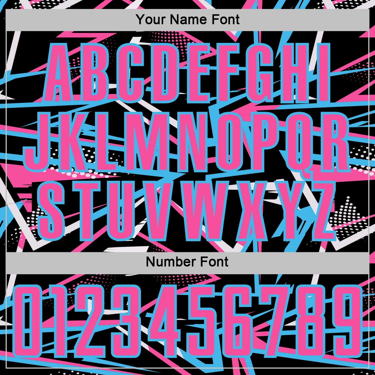 Custom Black Pink Sky Blue-White Abstract Geometric Stripes Sports Sublimation Soccer Uniform Jersey view 6