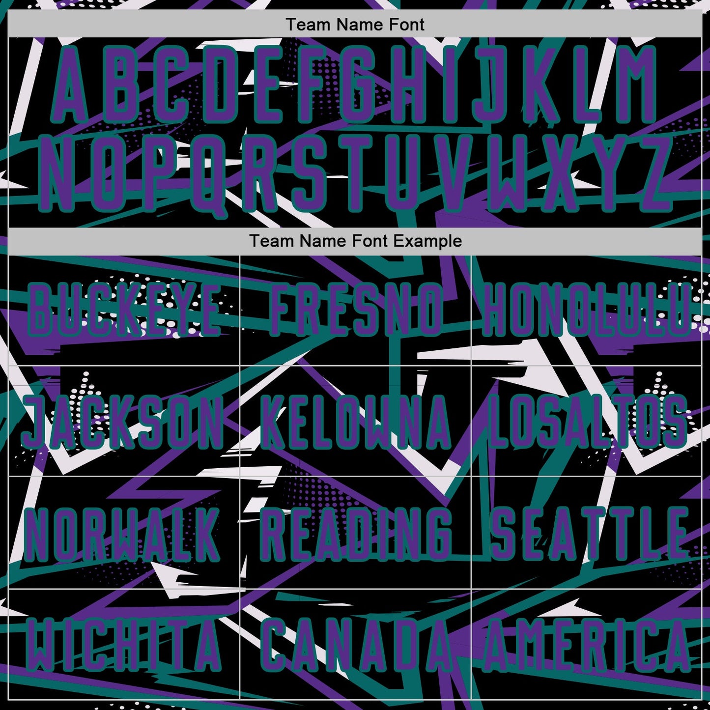 Custom Black Purple Teal-White Abstract Geometric Stripes Sports Sublimation Soccer Uniform Jersey view 5