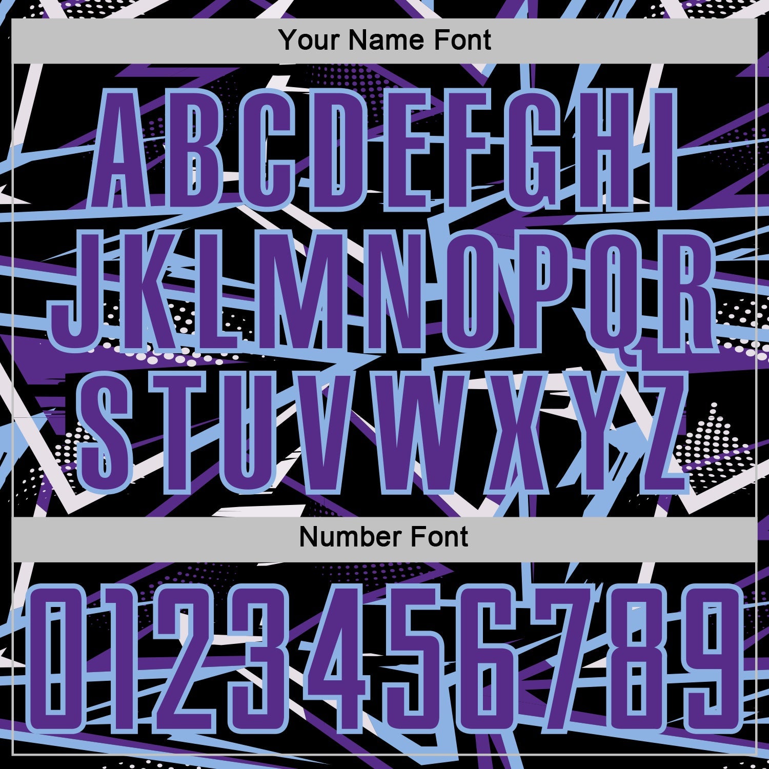 Custom Black Purple Light Blue-White Abstract Geometric Stripes Sports Sublimation Soccer Uniform Jersey view 6