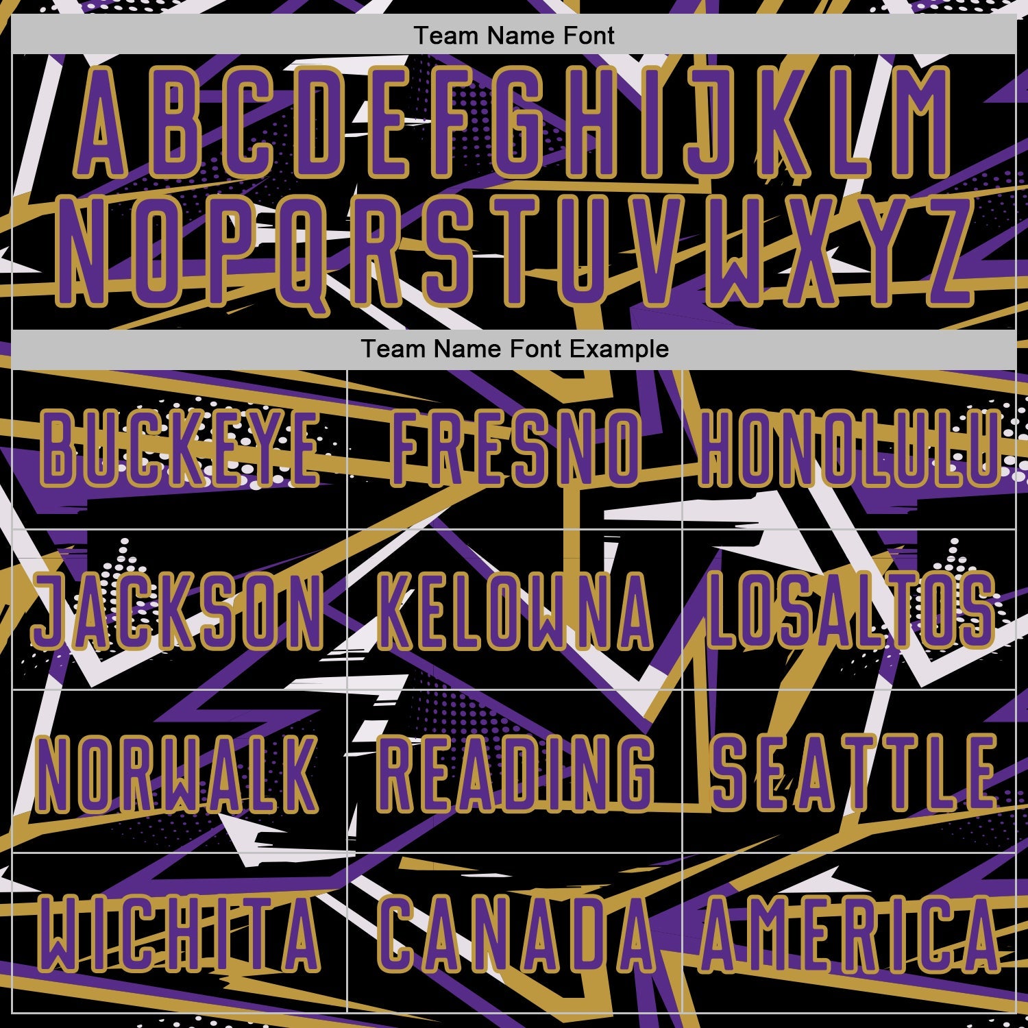 Custom Black Purple Old Gold-White Abstract Geometric Stripes Sports Sublimation Soccer Uniform Jersey view 5