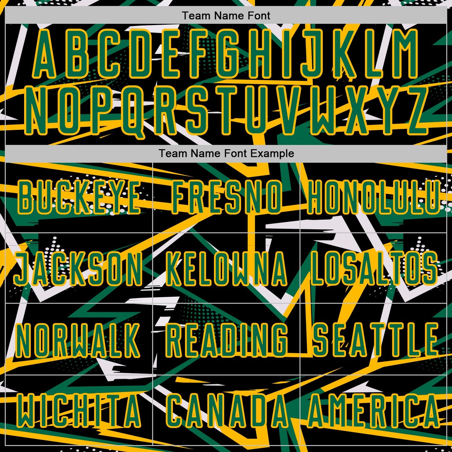 Custom Black Kelly Green Gold-White Abstract Geometric Stripes Sports Sublimation Soccer Uniform Jersey view 5