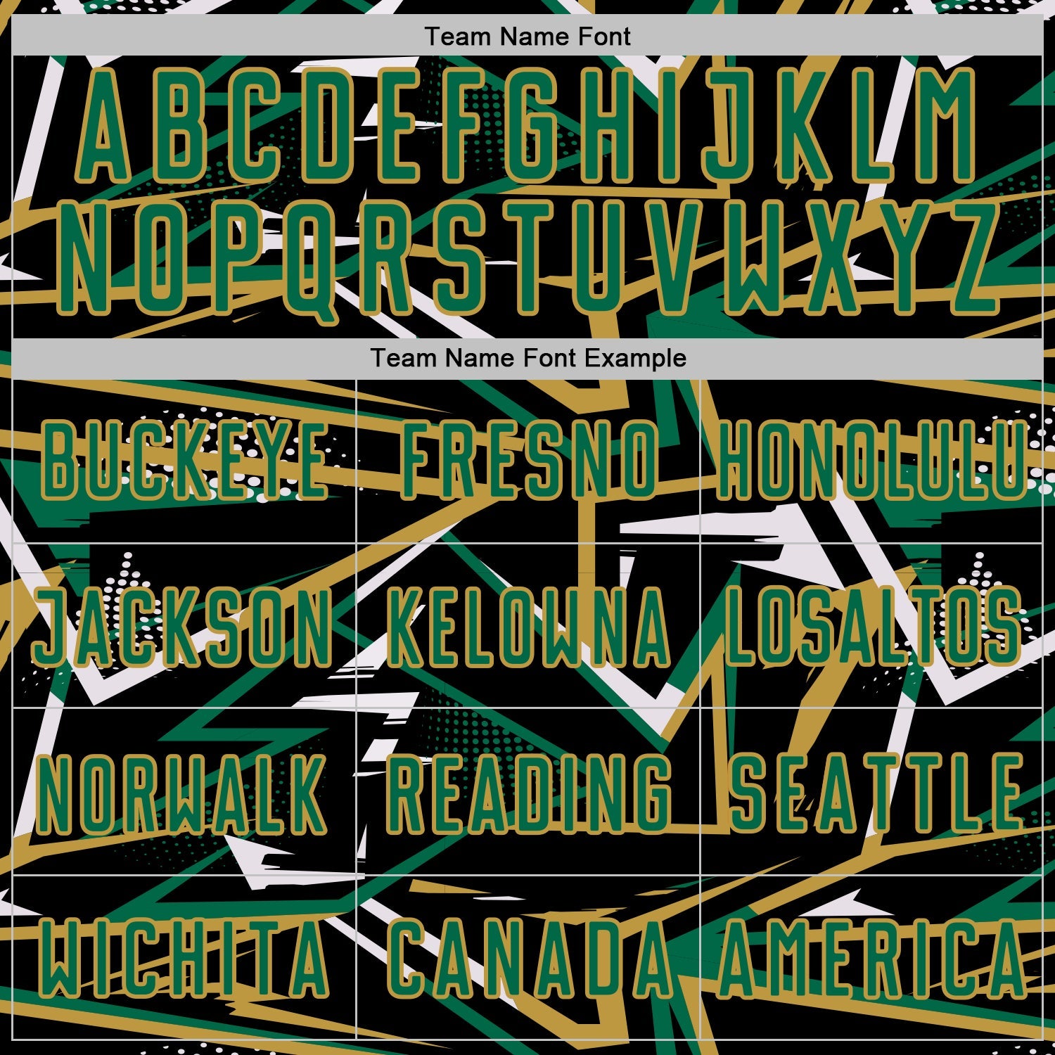 Custom Black Kelly Green Old Gold-White Abstract Geometric Stripes Sports Sublimation Soccer Uniform Jersey view 5