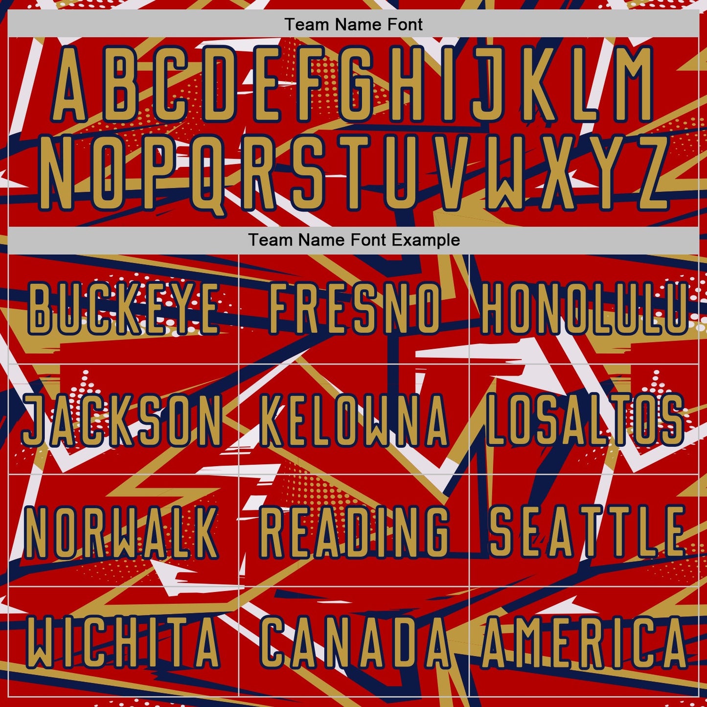 Custom Red Old Gold Navy-White Abstract Geometric Stripes Sports Sublimation Soccer Uniform Jersey view 5
