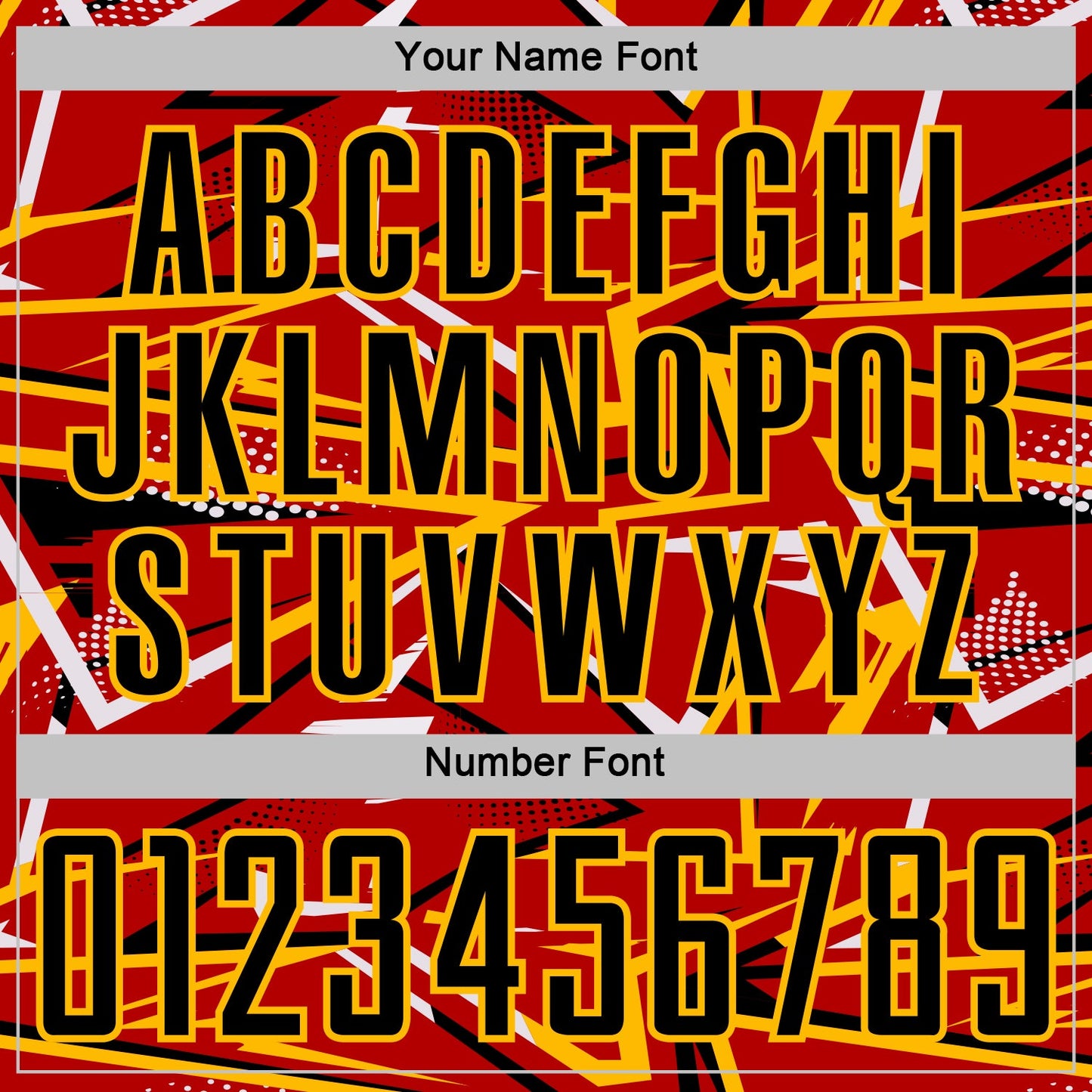 Custom Red Black Gold-White Abstract Geometric Stripes Sports Sublimation Soccer Uniform Jersey view 6