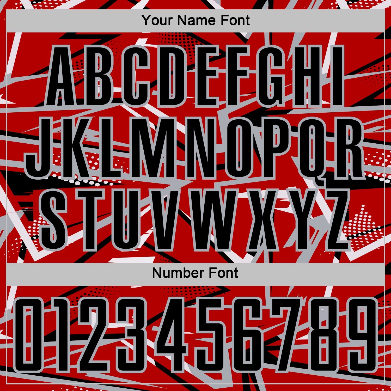 Custom Red Black Gray-White Abstract Geometric Stripes Sports Sublimation Soccer Uniform Jersey view 6