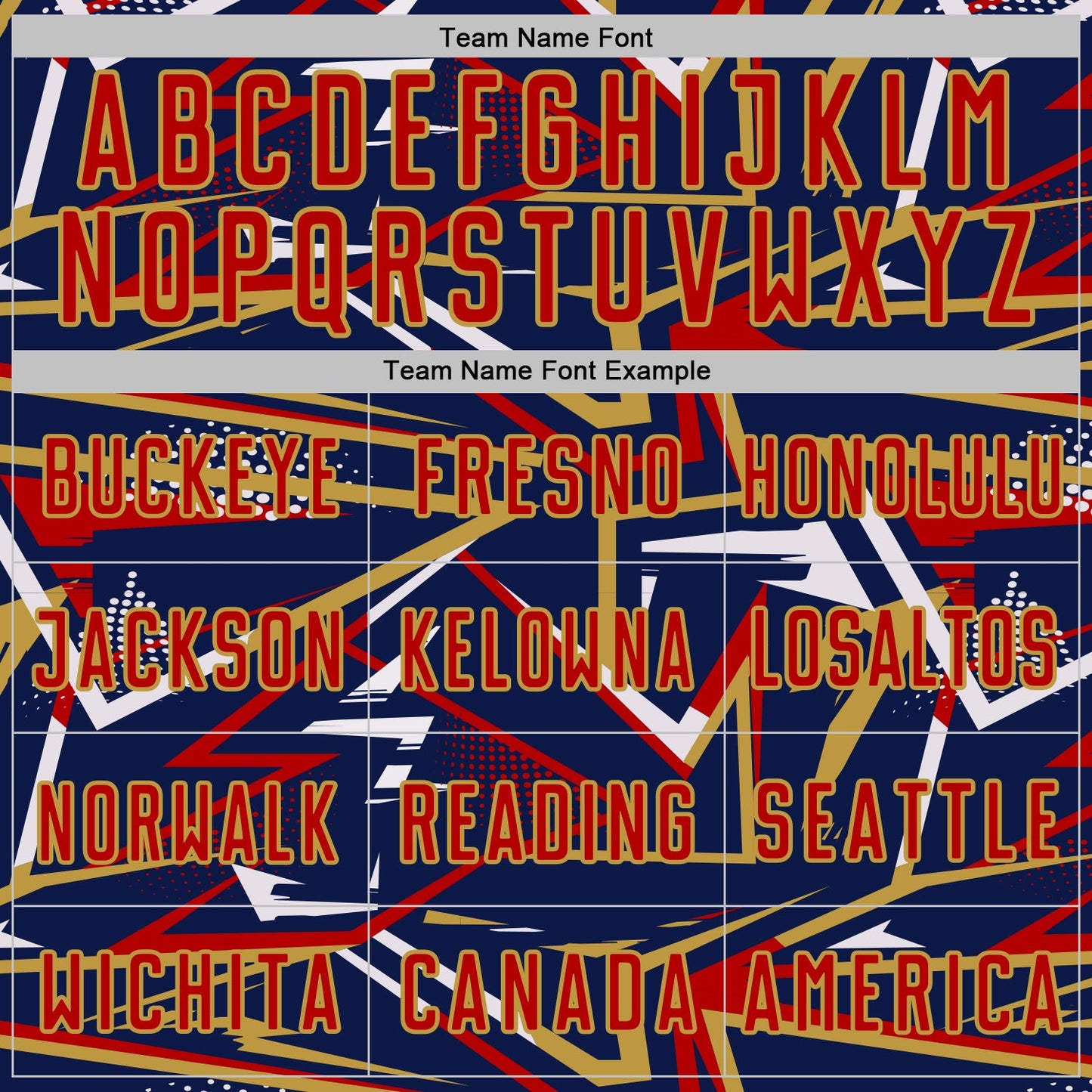 Custom Navy Red Old Gold-White Abstract Geometric Stripes Sports Sublimation Soccer Uniform Jersey view 5