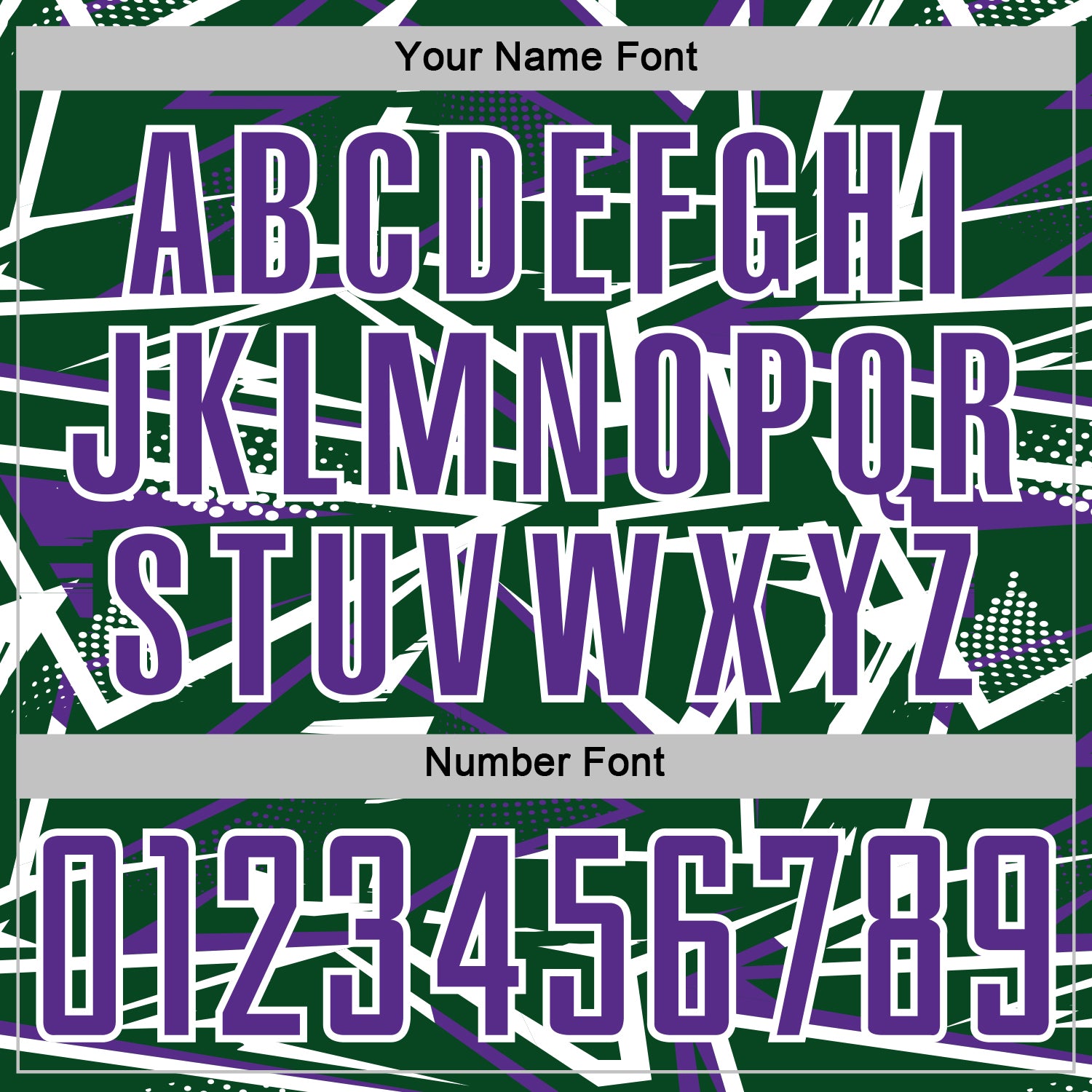 Custom Green Purple-White Abstract Geometric Stripes Sports Sublimation Soccer Uniform Jersey view 6