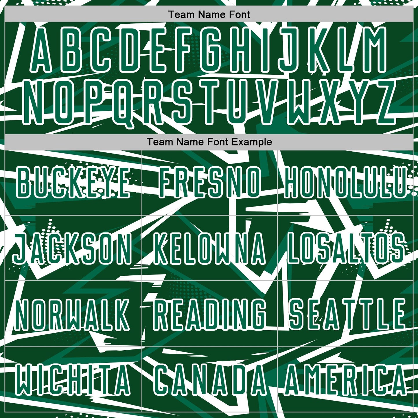 Custom Green Kelly Green-White Abstract Geometric Stripes Sports Sublimation Soccer Uniform Jersey view 5