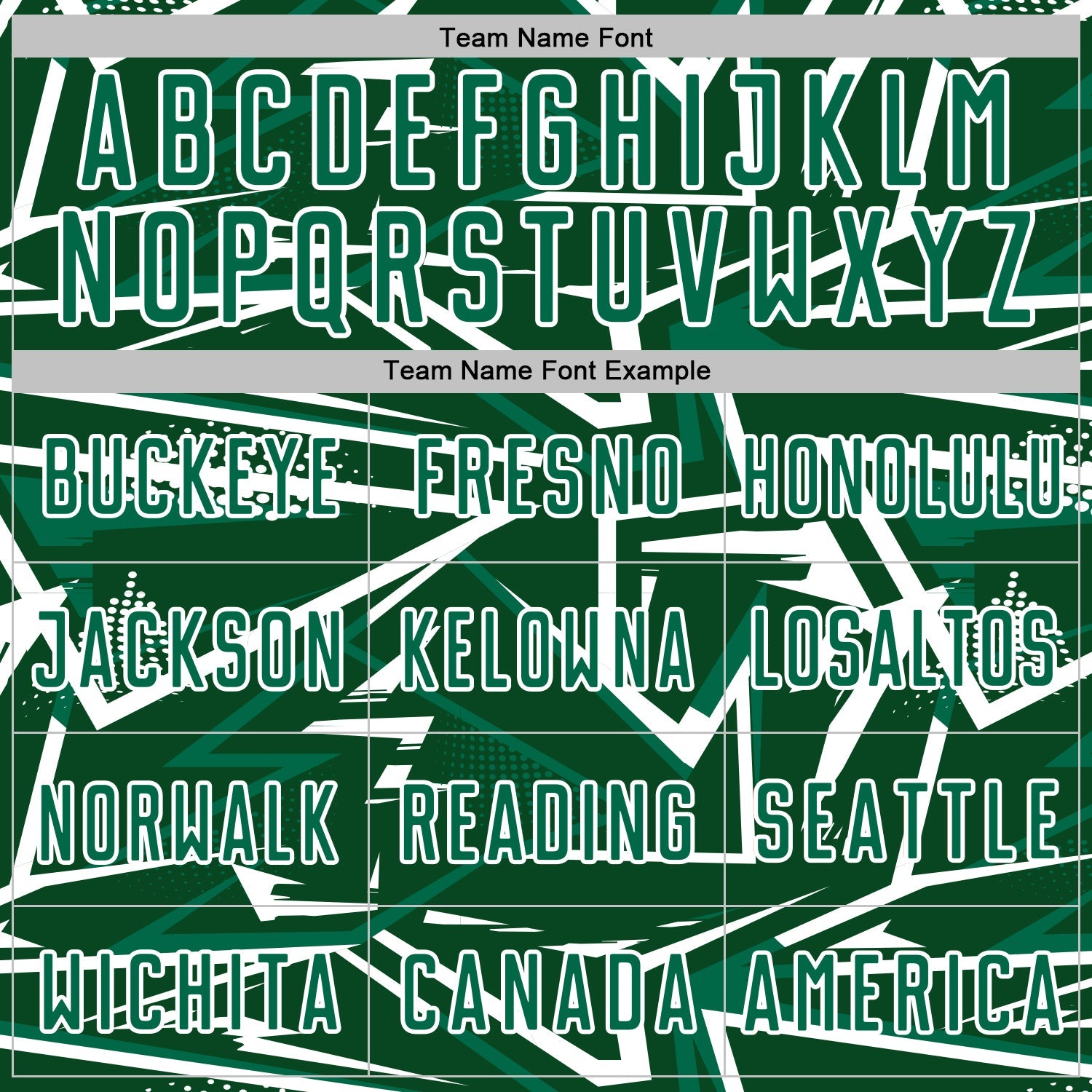Custom Green Kelly Green-White Abstract Geometric Stripes Sports Sublimation Soccer Uniform Jersey view 5