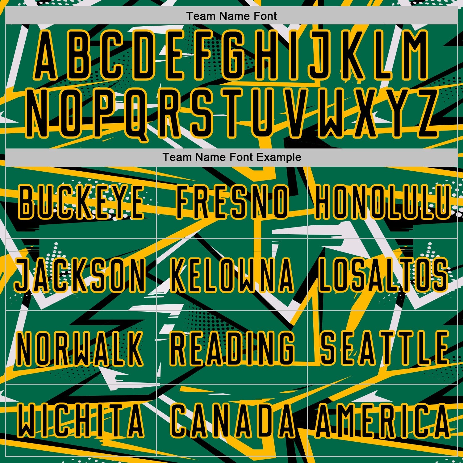 Custom Kelly Green Black Gold-White Abstract Geometric Stripes Sports Sublimation Soccer Uniform Jersey view 5