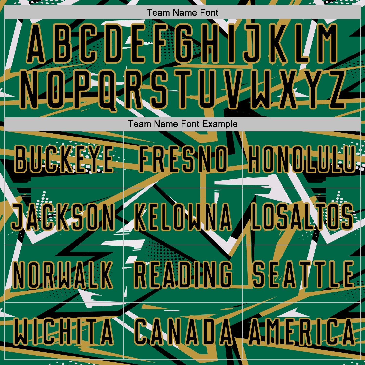 Custom Kelly Green Black Old Gold-White Abstract Geometric Stripes Sports Sublimation Soccer Uniform Jersey view 5