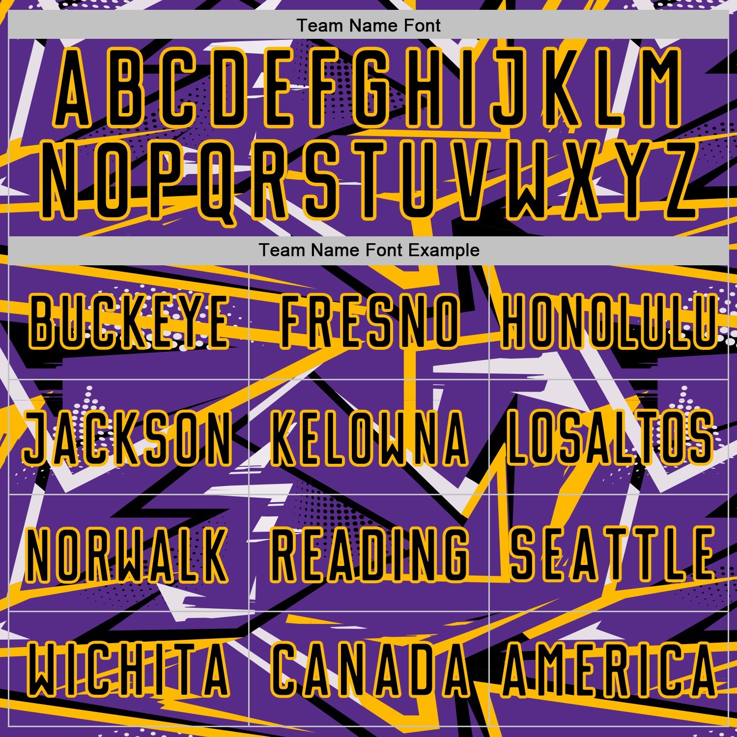Custom Purple Black Gold-White Abstract Geometric Stripes Sports Sublimation Soccer Uniform Jersey view 5