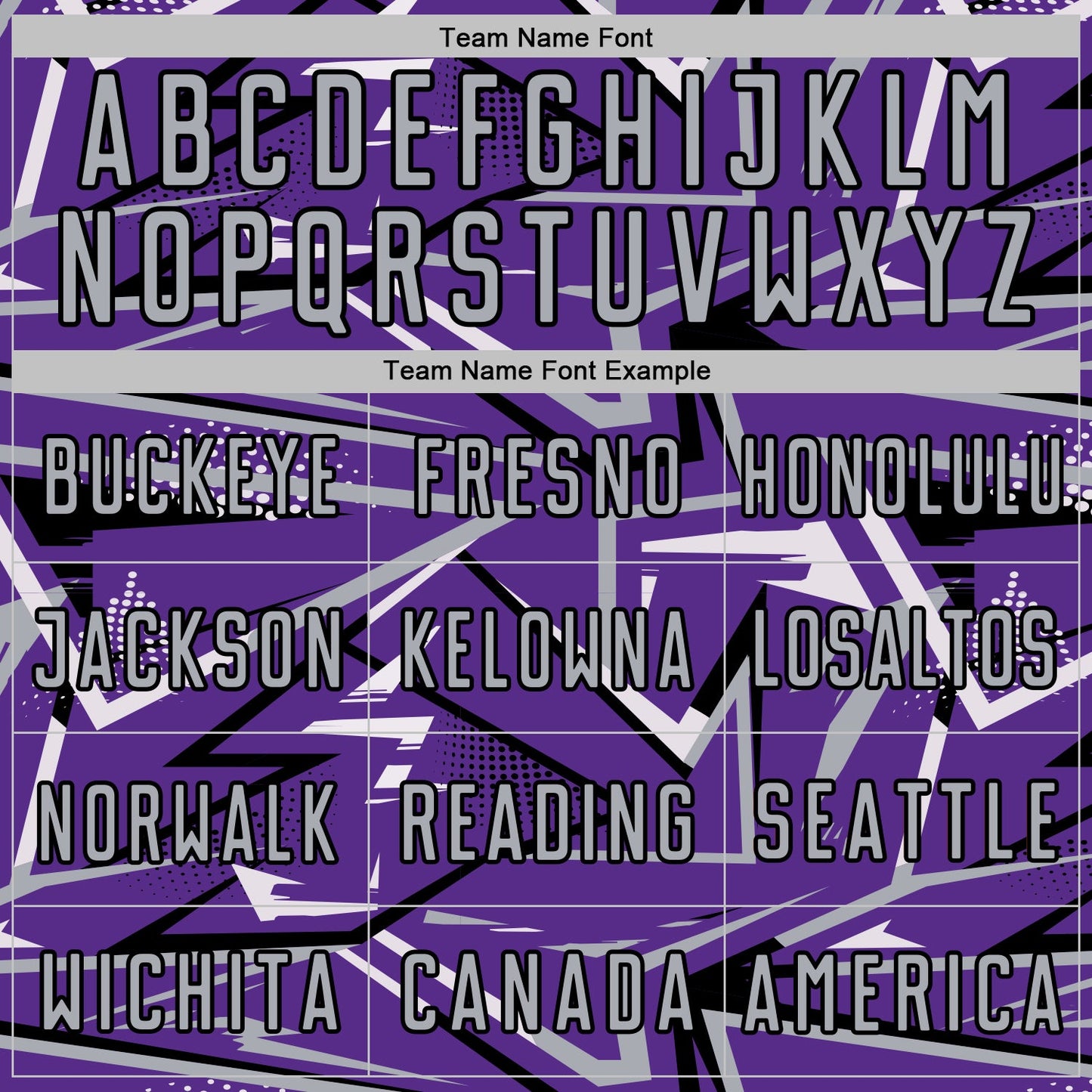 Custom Purple Gray Black-White Abstract Geometric Stripes Sports Sublimation Soccer Uniform Jersey view 5