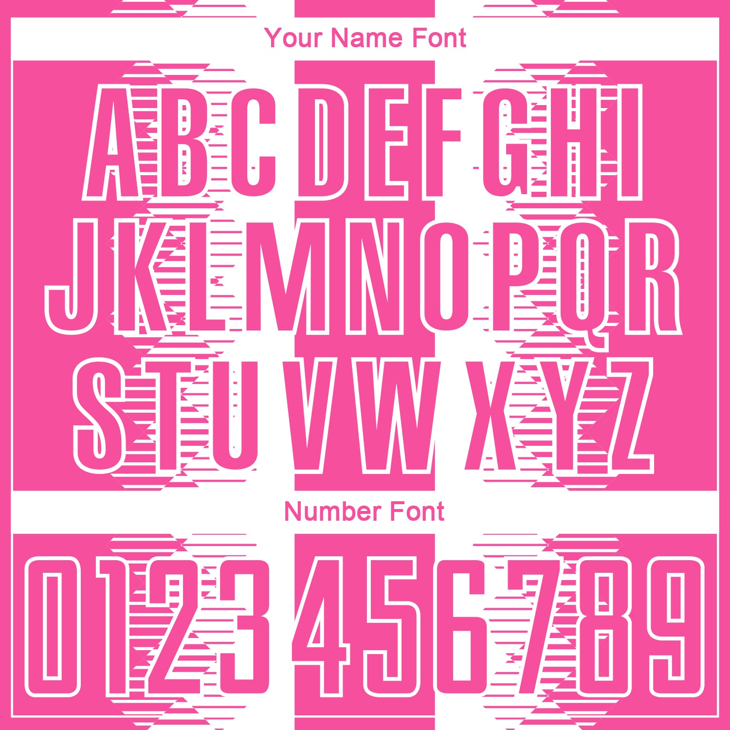 Custom Pink White Zigzag Diamond Stripe Sports Sublimation Soccer Uniform Jersey view 6