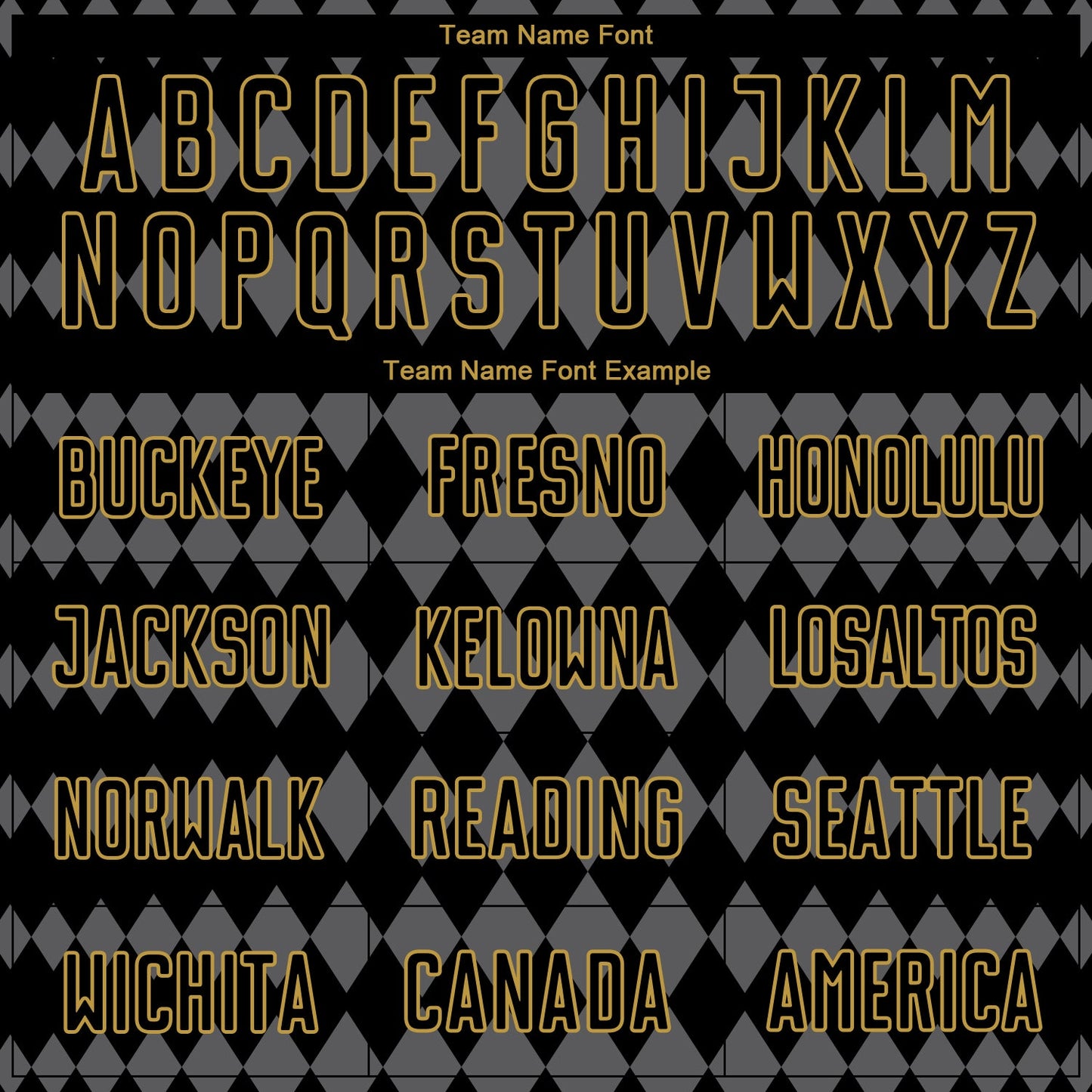 Custom Black Steel Gray-Old Gold Diamond Harlequin Check Sports Sublimation Soccer Uniform Jersey view 5