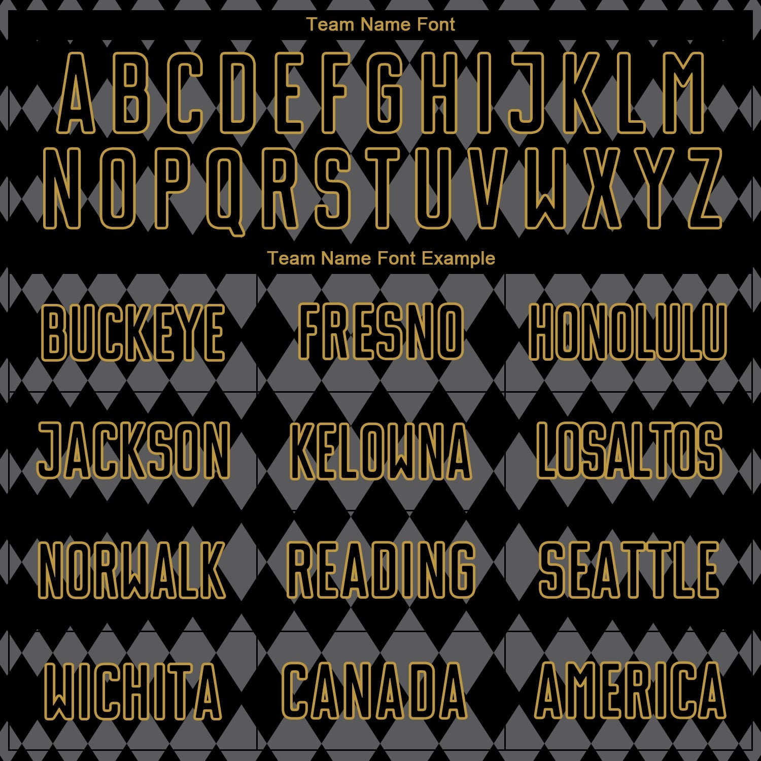 Custom Black Steel Gray-Old Gold Diamond Harlequin Check Sports Sublimation Soccer Uniform Jersey view 5