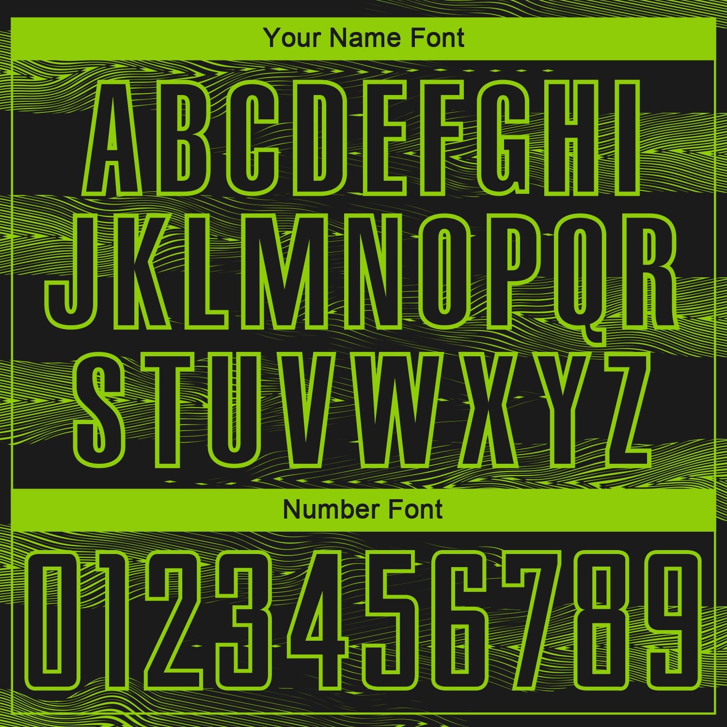 Custom Black Neon Green Streamline Wave Cyberpunk Neon Tech Sports Sublimation Soccer Uniform Jersey view 6