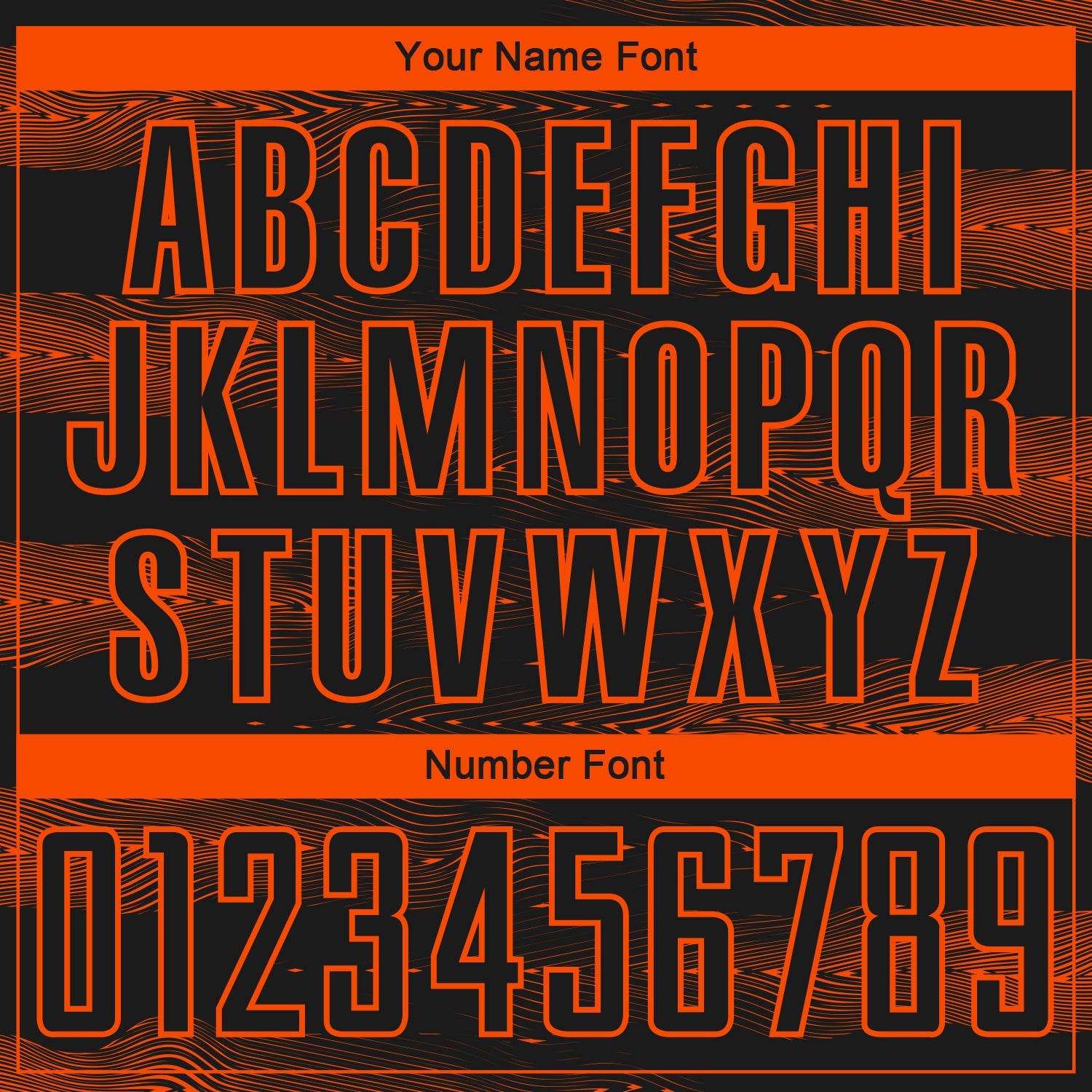 Custom Black Orange Streamline Wave Cyberpunk Neon Tech Sports Sublimation Soccer Uniform Jersey view 6