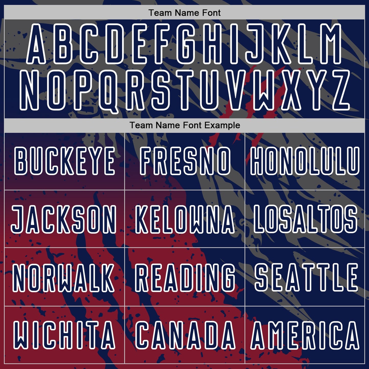 Custom Navy White-Crimson Gradient Claw Mark Splatter Sports Sublimation Soccer Uniform Jersey view 5
