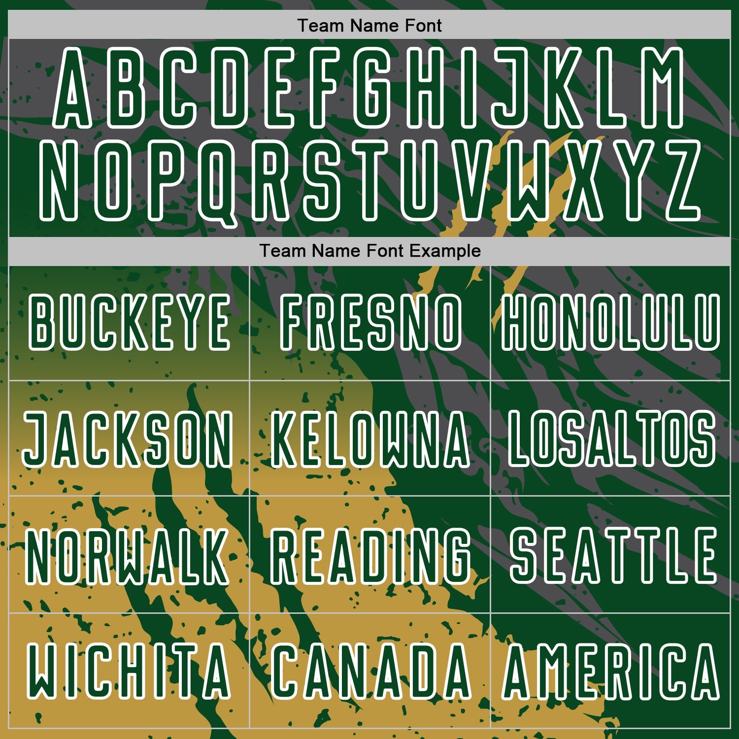 Custom Green White-Old Gold Gradient Claw Mark Splatter Sports Sublimation Soccer Uniform Jersey view 5
