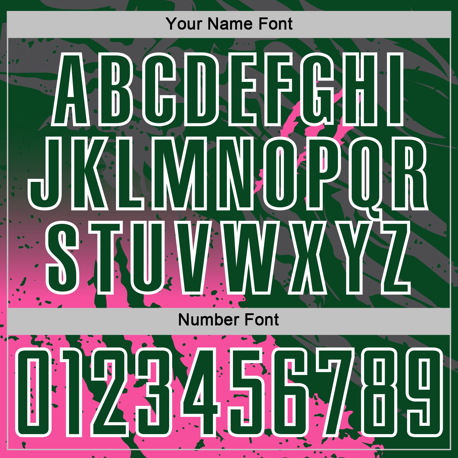 Custom Green White-Pink Gradient Claw Mark Splatter Sports Sublimation Soccer Uniform Jersey view 6