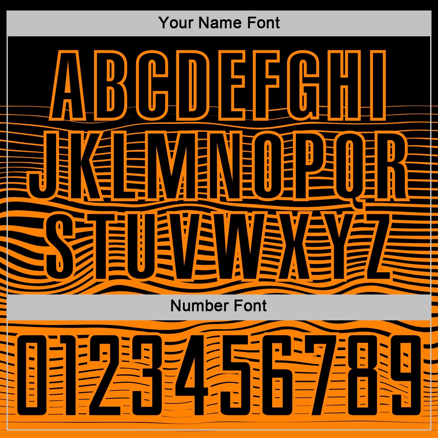 Custom Black Bay Orange Gradient Wave Line Sports Sublimation Soccer Uniform Jersey view 6