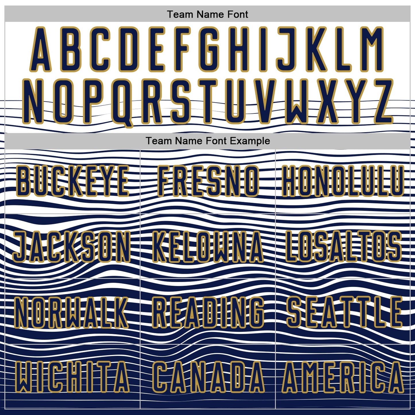 Custom White Navy-Old Gold Gradient Wave Line Sports Sublimation Soccer Uniform Jersey view 5