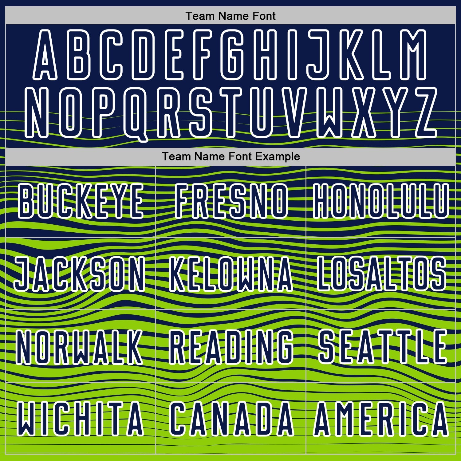 Custom Navy White-Neon Green Gradient Wave Line Sports Sublimation Soccer Uniform Jersey view 5