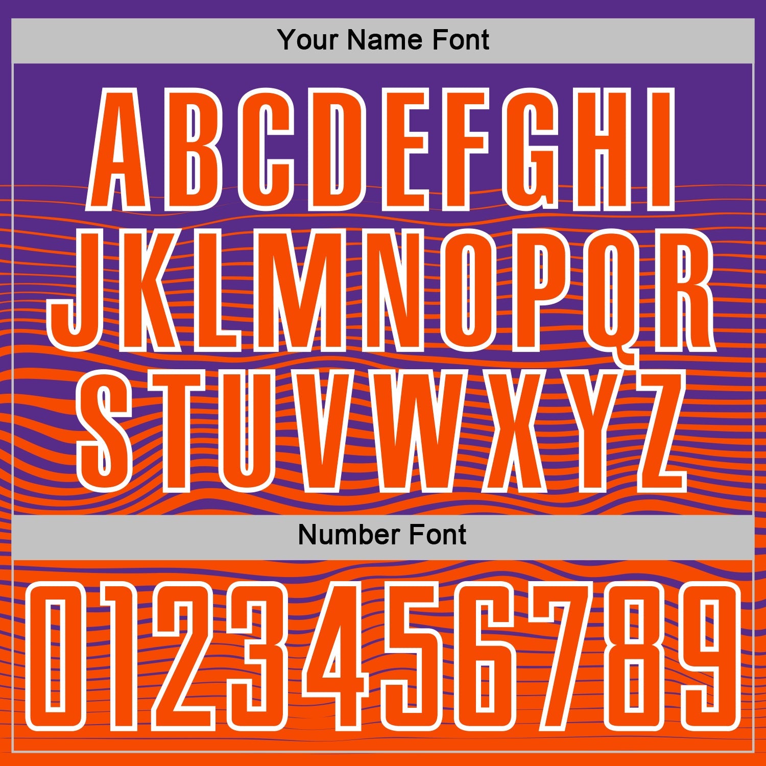 Custom Purple Orange-White Gradient Wave Line Sports Sublimation Soccer Uniform Jersey view 6