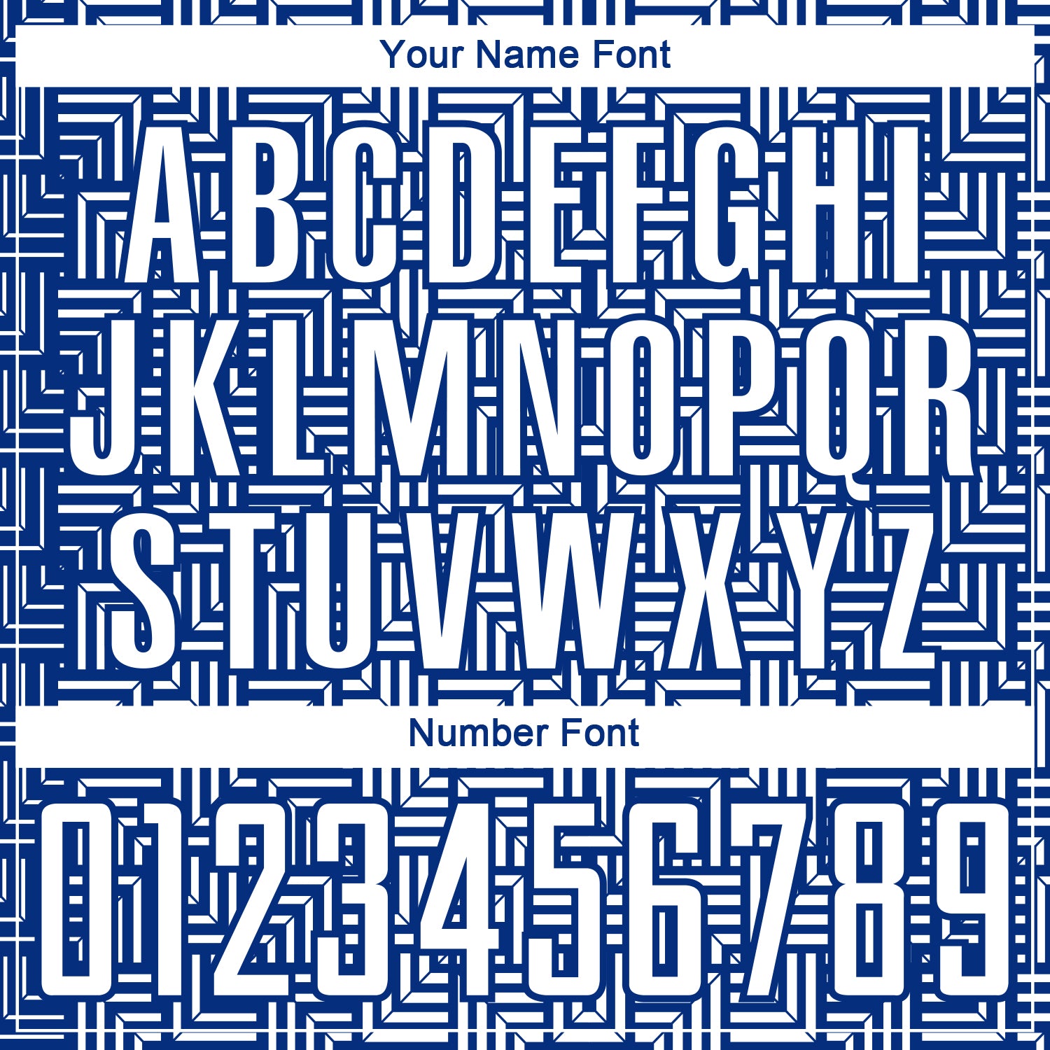 Custom Royal White Geometric Maze Interlocking Square Sports Sublimation Soccer Uniform Jersey view 6
